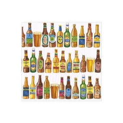 99 Bottles Boxed Paper Cocktail Napkins - 40 Per Box