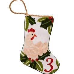 12 Days - 3 French Hens Bauble Stocking