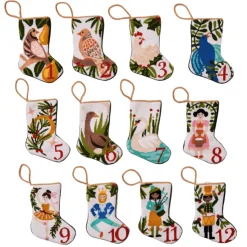 12 Days - 3 French Hens Bauble Stocking