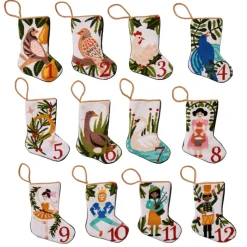 12 Days - 9 Ladies Dancing Bauble Stocking