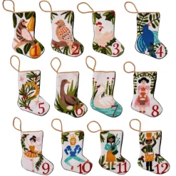 12 Days - 8 Maids a Milking Bauble Stocking