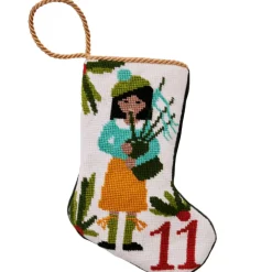 12 Days - 11 Pipers Piping Bauble Stocking