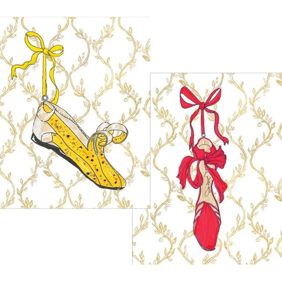 A History of Shoes Assorted Foil Boxed Note Cards - 10 Note Cards & 10 Envelopes