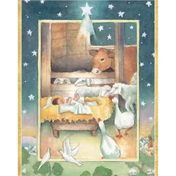 A Star Over Bethlehem Large Boxed Christmas Cards - includes 15 cards & envelopes