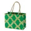 Acanthus Trellis Small Gift Bag in Green - 1 Each