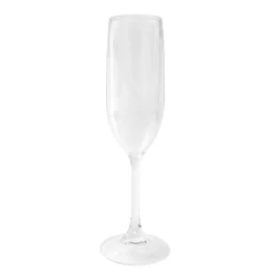 Acrylic Champagne Flute in Crystal Clear - 1 Each