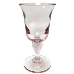 Acrylic Flared Light Rose Water Glass - 1 Water Glass