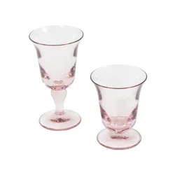 Acrylic Flared Light Rose Wine Glass - 1 Wine Glass