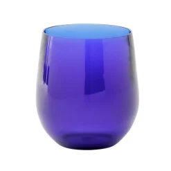 Acrylic 12oz Tumbler Glass in Cobalt - 1 Each