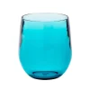 Acrylic 12oz Tumbler Glass in Turquoise - 1 Each