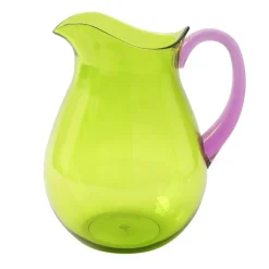 Acrylic Pitcher in Green with Amethyst Handle - 1 Each