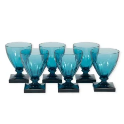 Acrylic Wine Goblet in Turquoise - 8.5oz