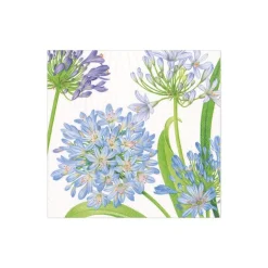 Agapanthus Garden Paper Cocktail Napkins - 20 Per Package