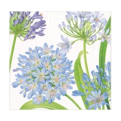 Agapanthus Garden Paper Luncheon Napkins - 20 Per Package