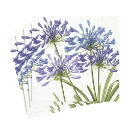 Agapanthus Paper Luncheon Napkins - 20 Per Package