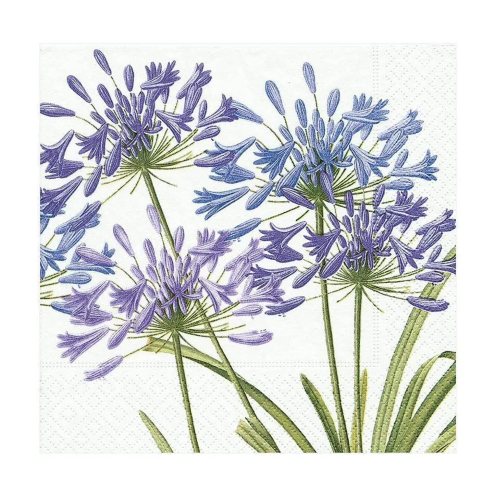 Agapanthus Paper Luncheon Napkins - 20 Per Package