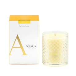 Agraria Large Crystal Candle in Golden Cassis - 1 Each