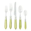 Aladdin Brilliant Chartreuse Five-Piece Place setting