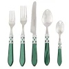 Aladdin Brilliant Green Five-Piece Place Setting