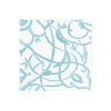Algarve Aqua Paper Linen Boxed Cocktail Napkins - 30 Per Package
