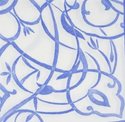 Algarve Ceramic Blue Paper Linen Dinner Napkins - 12 Per Package