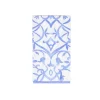 Algarve Ceramic Blue Paper Linen Guest Towel Napkins - 12 Per Package