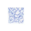Algarve Ceramic Blue Paper Linen Luncheon Napkins - 15 Per Package