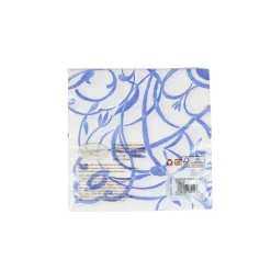 Algarve Ceramic Blue Paper Linen Luncheon Napkins - 15 Per Package