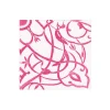 Algarve Fuchsia Paper Linen Boxed Cocktail Napkins - 30 Per Package
