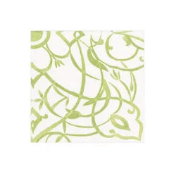 Algarve Moss Paper Linen Boxed Cocktail Napkins - 30 Per Package