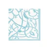 Algarve Paper Linen Cocktail Napkins in Aqua - 15 Per Package