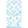 Algarve Paper Linen Guest Towel Napkins in Aqua - 12 Per Package