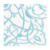 Algarve Paper Linen Luncheon Napkins in Aqua - 15 Per Package