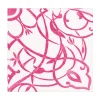 Algarve Paper Linen Luncheon Napkins in Fuchsia - 15 Per Package