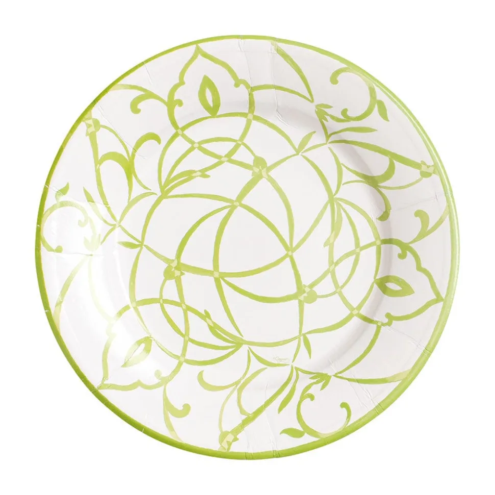 Algarve Salad & Dessert Plates in Moss - 8 Per Package