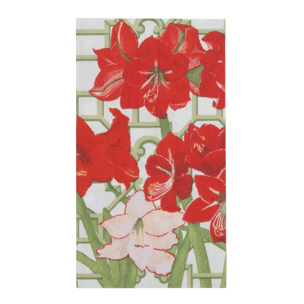 Amaryllis Conservatory Guest Towels - includes 15 Guest Towels