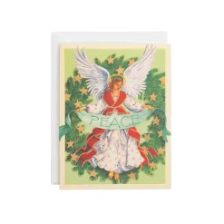 Angel Peace Wreath Classic Boxed Christmas Cards - includes 15 cards & envelopes