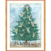 Angel Tree and Nativity Scene Classic Boxed Christmas Cards - includes 15 cards & envelopes