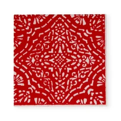 Annika Paper Cocktail Napkins in Red - 20 Per Package