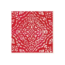 Annika Paper Cocktail Napkins in Red - 20 Per Package