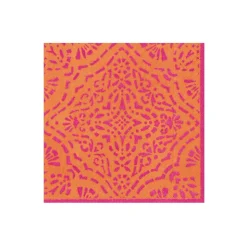 Annika Paper Cocktail Napkins in Orange - 20 per Package