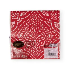 Annika Paper Luncheon Napkins in Red - 20 Per Package