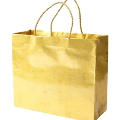 Antique Gold Large Gift Bag - 1 Each