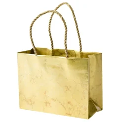 Antique Gold Small Gift Bag - 1 Each