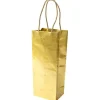 Antique Gold Wine & Bottle Gift Bag - 1 Each