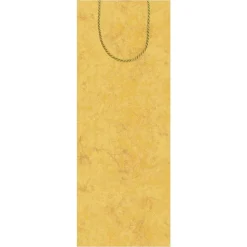 Antique Gold Wine & Bottle Gift Bag - 1 Each