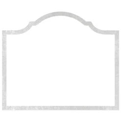 Arch Die-Cut Place Cards in Silver Foil - 8 Per Package