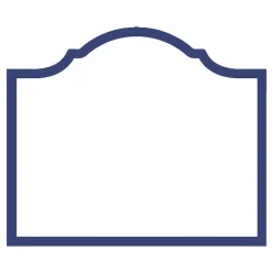 Arch Die-Cut Place Cards in Navy - 8 Per Package