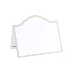 Arch Die-Cut Place Cards in Flax - 8 Per Package