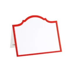 Arch Die-Cut Place Cards in Red - 8 Per Package